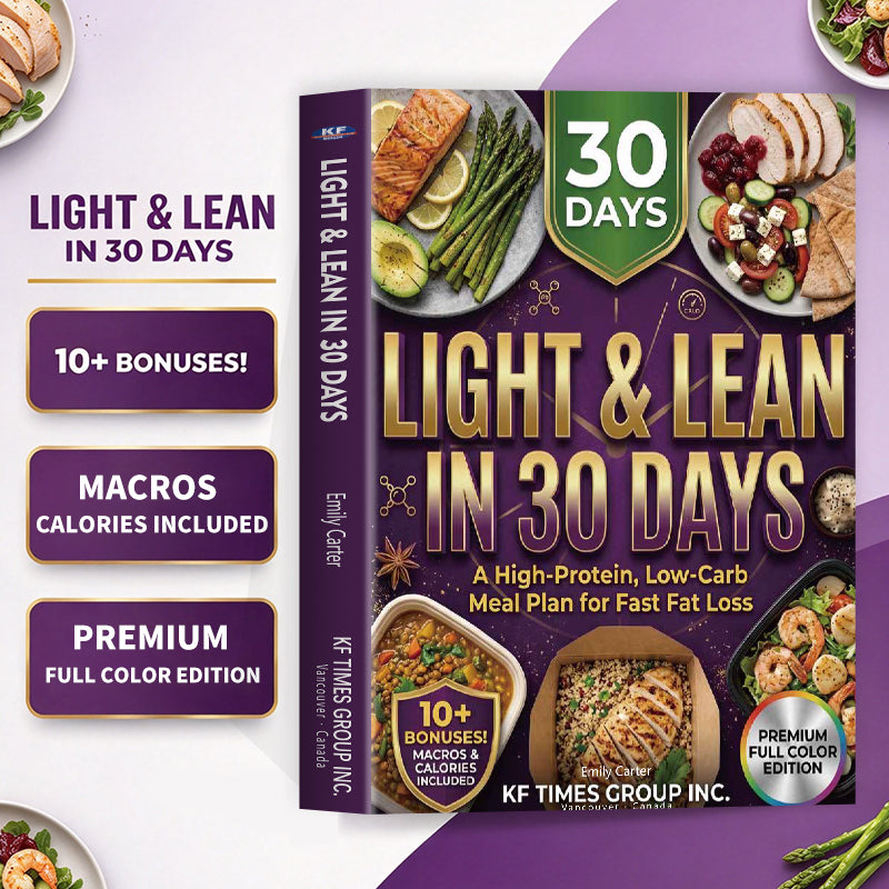 Light & Lean in 30 Days: A High-Protein, Low-Carb Meal Plan