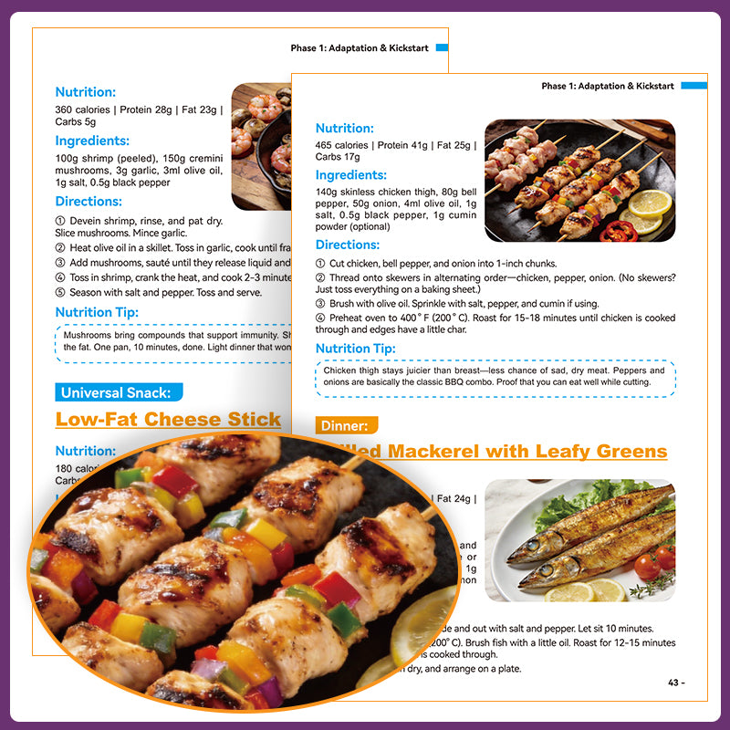 Light & Lean in 30 Days: A High-Protein, Low-Carb Meal Plan